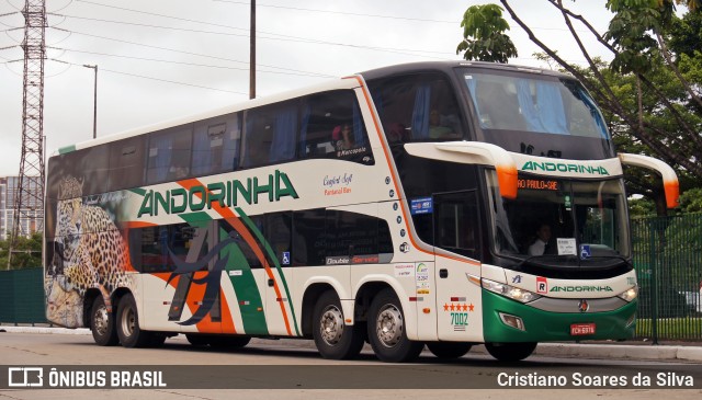 Empresa de Transportes Andorinha 7002 na cidade de São Paulo, São Paulo, Brasil, por Cristiano Soares da Silva. Número da foto: #11590999.