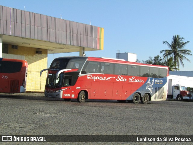 Expresso São Luiz 10080 na cidade de Caruaru, Pernambuco, Brasil, por Lenilson da Silva Pessoa. Número da foto: #11591329.