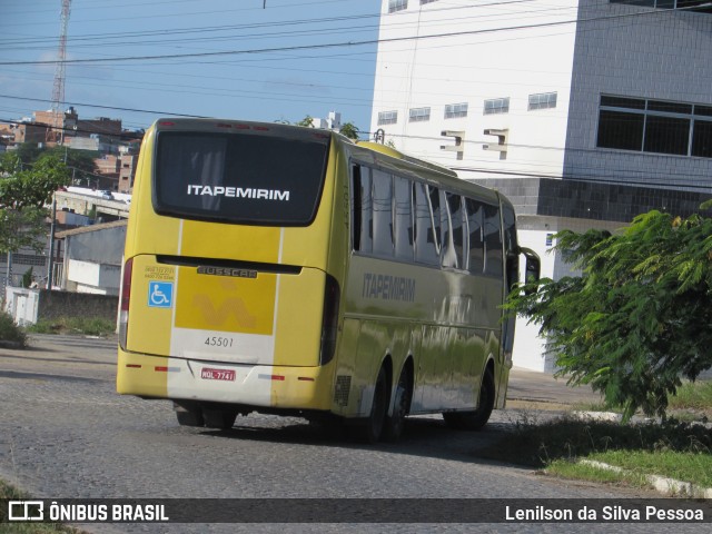 Viação Itapemirim 45501 na cidade de Caruaru, Pernambuco, Brasil, por Lenilson da Silva Pessoa. ID da foto: 11591109.