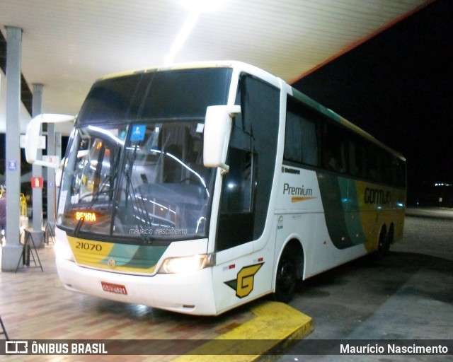Empresa Gontijo de Transportes 21070 na cidade de João Monlevade, Minas Gerais, Brasil, por Maurício Nascimento. Número da foto: #11591972.