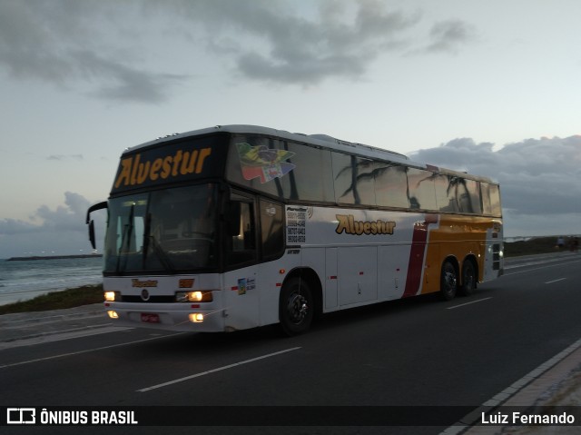 Alvestur Turismo 2107 na cidade de Maceió, Alagoas, Brasil, por Luiz Fernando. ID da foto: 11589896.