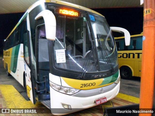 Empresa Gontijo de Transportes 21600 na cidade de João Monlevade, Minas Gerais, Brasil, por Maurício Nascimento. Número da foto: #11591574.