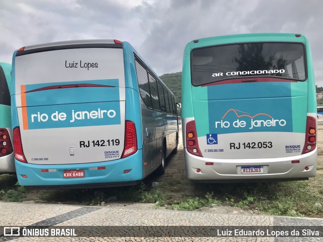 Expresso Rio de Janeiro RJ 142.119 na cidade de Niterói, Rio de Janeiro, Brasil, por Luiz Eduardo Lopes da Silva. Número da foto: #11589451.