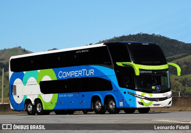 ComperTur Transportes Turísticos 12230 na cidade de Roseira, São Paulo, Brasil, por Leonardo Fidelli. ID da foto: 11639149.