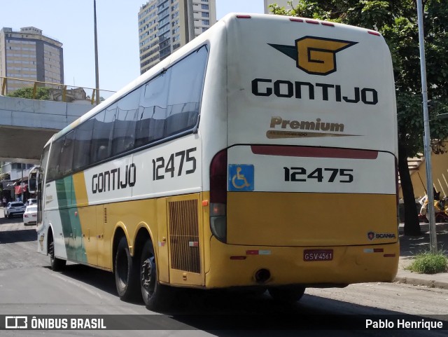 Empresa Gontijo de Transportes 12475 na cidade de Belo Horizonte, Minas Gerais, Brasil, por Pablo Henrique. ID da foto: 11637769.