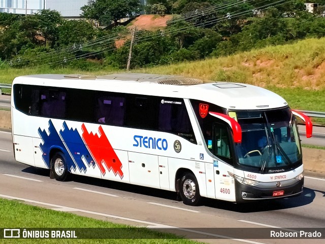 Viação Stenico 4600 na cidade de São José dos Campos, São Paulo, Brasil, por Robson Prado. ID da foto: 11638552.