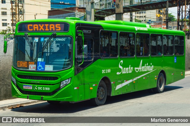 Transportes Santo Antônio DC 3.169 na cidade de Duque de Caxias, Rio de Janeiro, Brasil, por Marlon Generoso. Número da foto: #11638578.