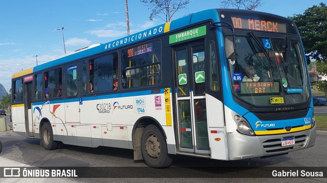 Transportes Futuro C30218 na cidade de Rio de Janeiro, Rio de Janeiro, Brasil, por Gabriel Sousa. ID da foto: 11638492.