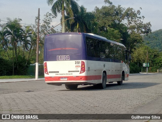 Breda Transportes e Serviços 3151 na cidade de Cubatão, São Paulo, Brasil, por Guilherme Silva. ID da foto: 11637735.