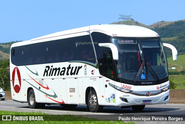 Rimatur Transportes 5200 na cidade de Roseira, São Paulo, Brasil, por Paulo Henrique Pereira Borges. Número da foto: #11638952.