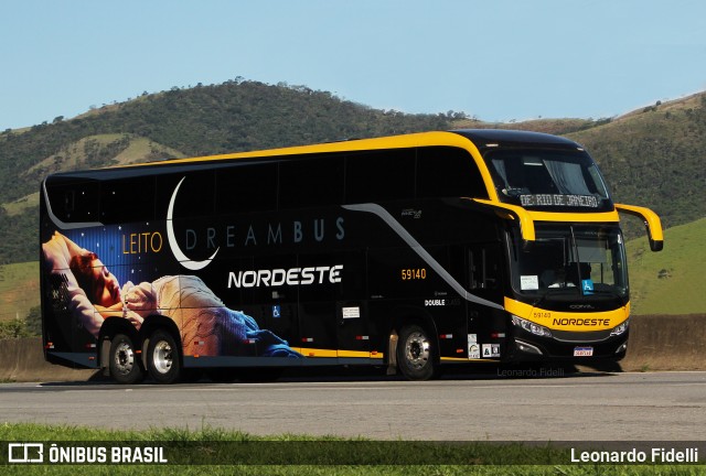 Expresso Nordeste 59140 na cidade de Roseira, São Paulo, Brasil, por Leonardo Fidelli. ID da foto: 11639210.