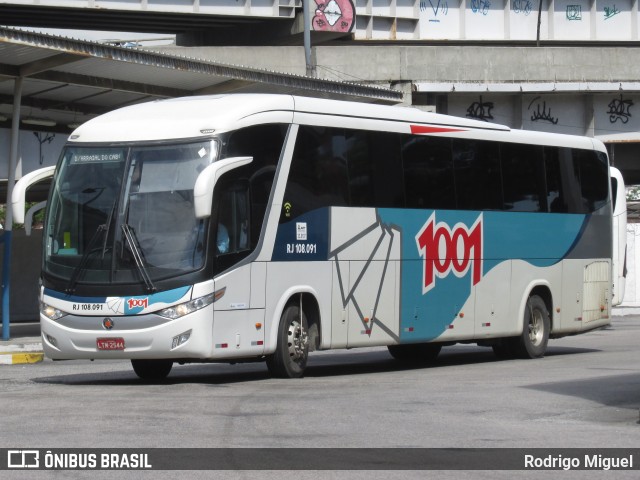 Auto Viação 1001 RJ 108.091 na cidade de Rio de Janeiro, Rio de Janeiro, Brasil, por Rodrigo Miguel. ID da foto: 11637748.