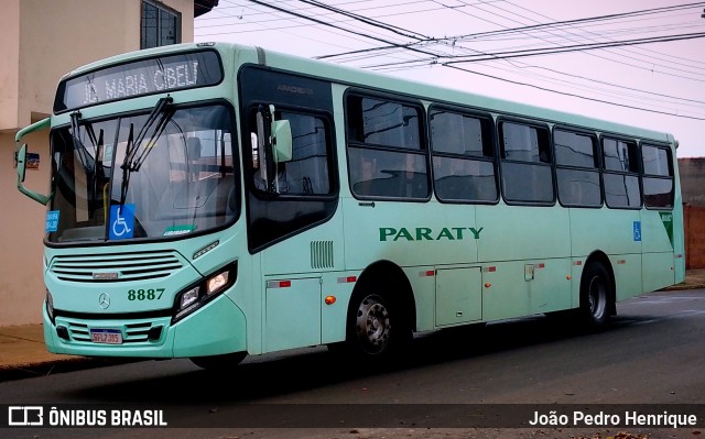Viação Paraty 8887 na cidade de Jaú, São Paulo, Brasil, por João Pedro Henrique. Número da foto: #11637411.