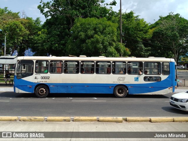 Auto Viação Monte Cristo AL-00002 na cidade de Belém, Pará, Brasil, por Jonas Miranda. Número da foto: #11639937.