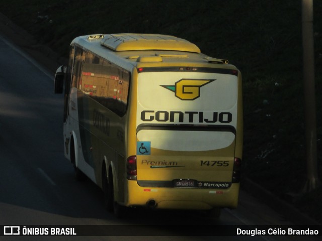 Empresa Gontijo de Transportes 14755 na cidade de Belo Horizonte, Minas Gerais, Brasil, por Douglas Célio Brandao. Número da foto: #11641195.