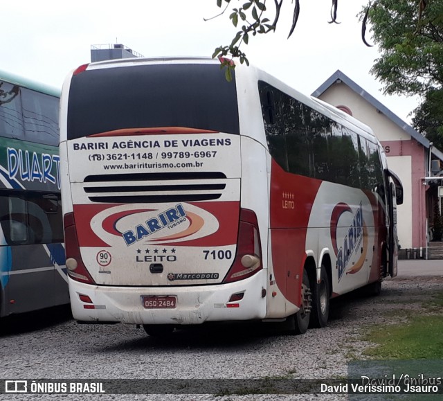 Bariri Turismo 7100 na cidade de Bento Gonçalves, Rio Grande do Sul, Brasil, por David Verissimo Jsauro. ID da foto: 11640880.