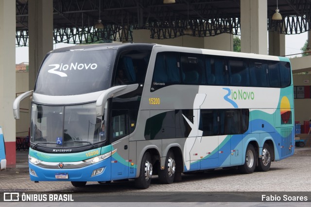 Rio Novo Transportes e Turismo 15200 na cidade de Imperatriz, Maranhão, Brasil, por Fabio Soares. ID da foto: 11640634.