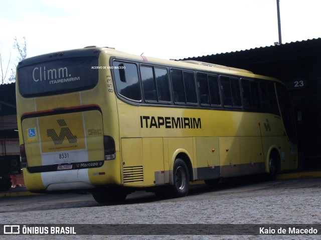 Viação Itapemirim 8531 na cidade de Campos dos Goytacazes, Rio de Janeiro, Brasil, por Kaio de Macedo. ID da foto: 11640934.