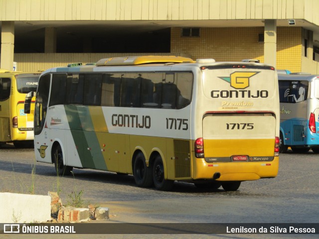 Empresa Gontijo de Transportes 17175 na cidade de Caruaru, Pernambuco, Brasil, por Lenilson da Silva Pessoa. ID da foto: 11641818.