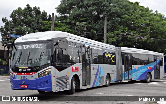 Next Mobilidade - ABC Sistema de Transporte 8260 na cidade de São Paulo, São Paulo, Brasil, por Maike Willian. Número da foto: #11642282.