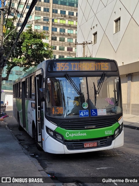 Caprichosa Auto Ônibus C27041 na cidade de Rio de Janeiro, Rio de Janeiro, Brasil, por Guilherme Breda. Número da foto: #11643590.