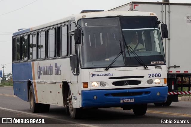 Fernando Bus 2000 na cidade de Imperatriz, Maranhão, Brasil, por Fabio Soares. ID da foto: 11642357.