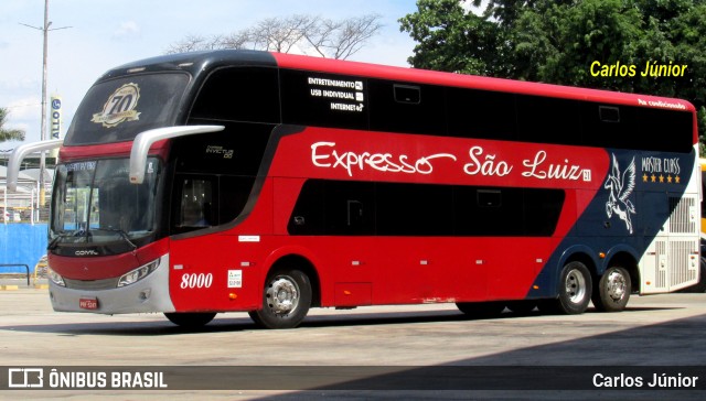 Expresso São Luiz 8000 na cidade de Goiânia, Goiás, Brasil, por Carlos Júnior. Número da foto: #11643634.