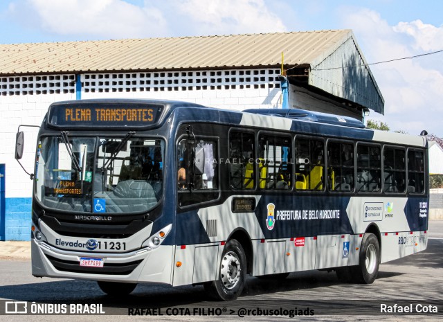 Pampulha Transportes > Plena Transportes 11231 na cidade de Belo Horizonte, Minas Gerais, Brasil, por Rafael Cota. Número da foto: #11642933.