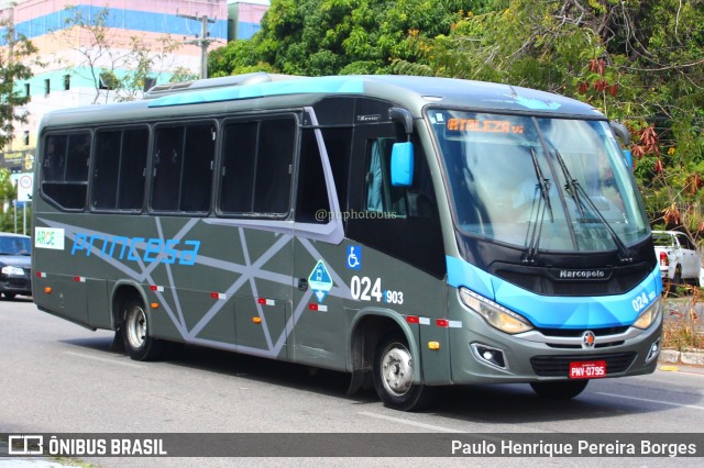 Viação Princesa dos Inhamuns 903 na cidade de Fortaleza, Ceará, Brasil, por Paulo Henrique Pereira Borges. Número da foto: #11644844.