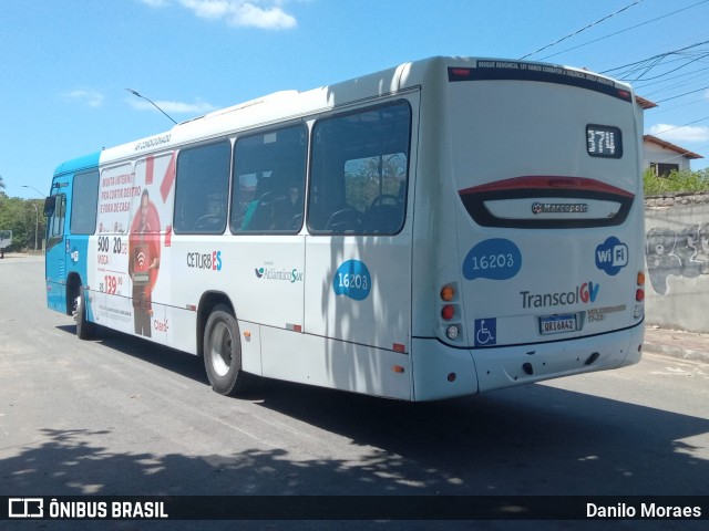 Expresso Santa Paula 16203 na cidade de Serra, Espírito Santo, Brasil, por Danilo Moraes. ID da foto: 11643149.