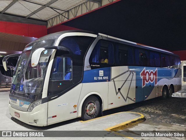 Auto Viação 1001 RJ 108.1095 na cidade de Pariquera-Açu, São Paulo, Brasil, por Danilo Marcelo Silva. ID da foto: 11644162.