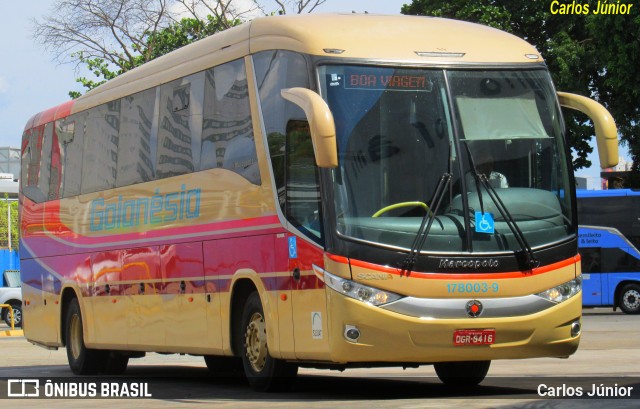 Auto Viação Goianésia 178003-9 na cidade de Goiânia, Goiás, Brasil, por Carlos Júnior. ID da foto: 11643589.