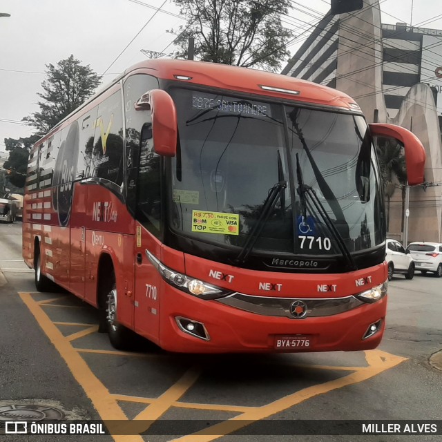 Next Mobilidade - ABC Sistema de Transporte 7710 na cidade de Santo André, São Paulo, Brasil, por MILLER ALVES. ID da foto: 11643481.