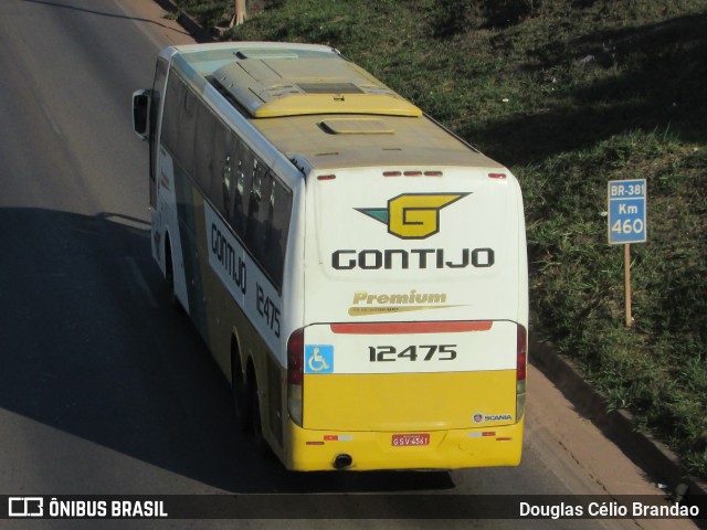 Empresa Gontijo de Transportes 12475 na cidade de Belo Horizonte, Minas Gerais, Brasil, por Douglas Célio Brandao. Número da foto: #11644549.