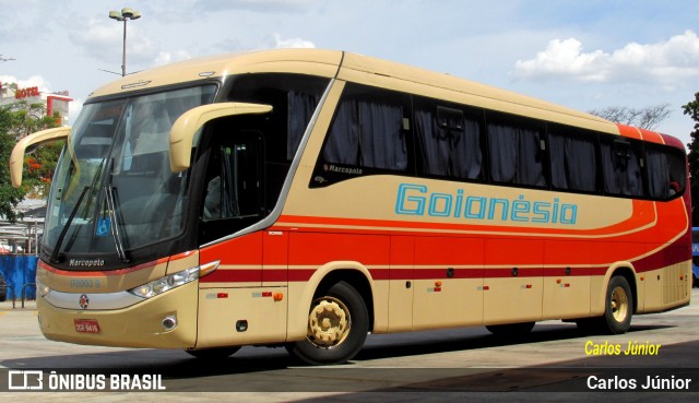 Auto Viação Goianésia 178003-9 na cidade de Goiânia, Goiás, Brasil, por Carlos Júnior. ID da foto: 11643575.