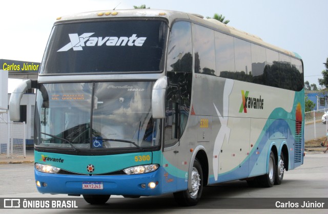 Viação Xavante 5300 na cidade de Goiânia, Goiás, Brasil, por Carlos Júnior. ID da foto: 11643614.