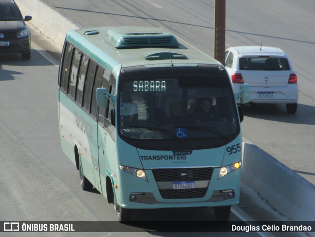 Transponteio Transportes e Serviços 955 na cidade de Belo Horizonte, Minas Gerais, Brasil, por Douglas Célio Brandao. ID da foto: 11644773.