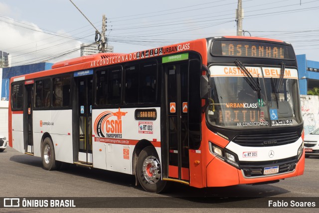CSM Transporte e Turismo RT 003 na cidade de Belém, Pará, Brasil, por Fabio Soares. Número da foto: #11643470.