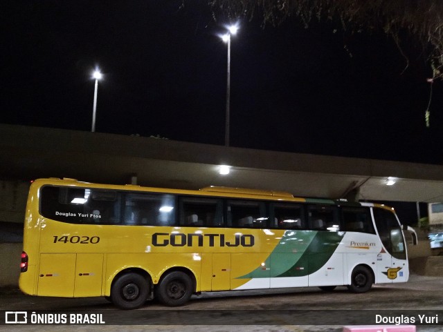 Empresa Gontijo de Transportes 14020 na cidade de Belo Horizonte, Minas Gerais, Brasil, por Douglas Yuri. ID da foto: 11644871.