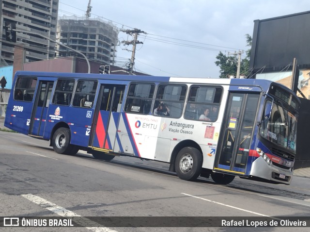 Viação Osasco 21.269 na cidade de São Paulo, São Paulo, Brasil, por Rafael Lopes de Oliveira. Número da foto: #11646595.