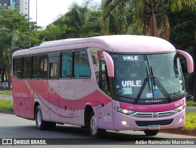 Rio Negro Fretamento e Turismo 56721 na cidade de Belo Horizonte, Minas Gerais, Brasil, por Adão Raimundo Marcelino. Número da foto: #11647205.
