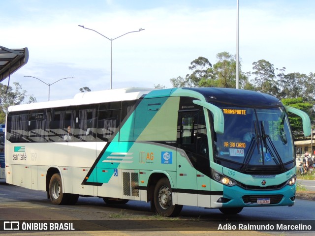 Santa Fé Transportes 159 na cidade de Belo Horizonte, Minas Gerais, Brasil, por Adão Raimundo Marcelino. ID da foto: 11647186.