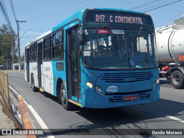 Serramar Transporte Coletivo 14208 na cidade de Serra, Espírito Santo, Brasil, por Danilo Moraes. Número da foto: #11645606.