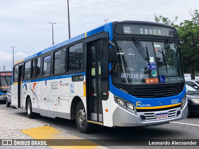 Transportes Futuro C30224 na cidade de Rio de Janeiro, Rio de Janeiro, Brasil, por Leonardo Alecsander. ID da foto: 11645577.