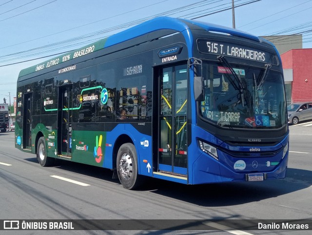 Nova Transporte 22343 na cidade de Serra, Espírito Santo, Brasil, por Danilo Moraes. Número da foto: #11645609.