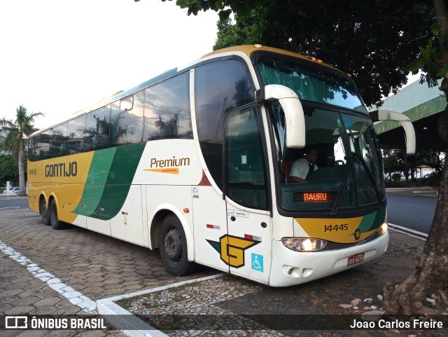 Empresa Gontijo de Transportes 14445 na cidade de Bauru, São Paulo, Brasil, por Joao Carlos Freire. ID da foto: 11646715.