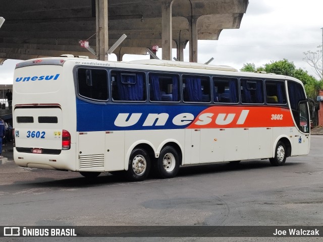 Unesul de Transportes 3602 na cidade de Porto Alegre, Rio Grande do Sul, Brasil, por Joe Walczak. ID da foto: 11646329.