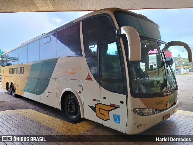 Empresa Gontijo de Transportes 17125 na cidade de Jaboatão dos Guararapes, Pernambuco, Brasil, por Hariel Bernades. ID da foto: 11646578.