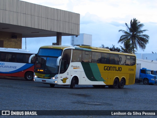 Empresa Gontijo de Transportes 17255 na cidade de Caruaru, Pernambuco, Brasil, por Lenilson da Silva Pessoa. ID da foto: 11646825.