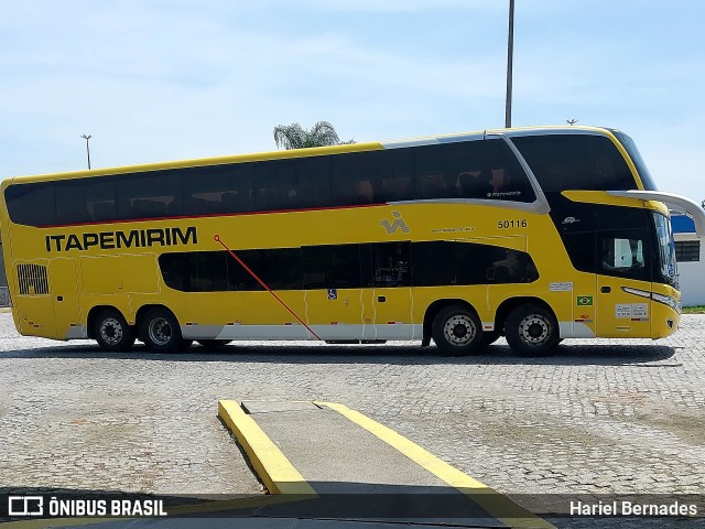 Viação Itapemirim 50116 na cidade de Campos dos Goytacazes, Rio de Janeiro, Brasil, por Hariel Bernades. ID da foto: 11647321.